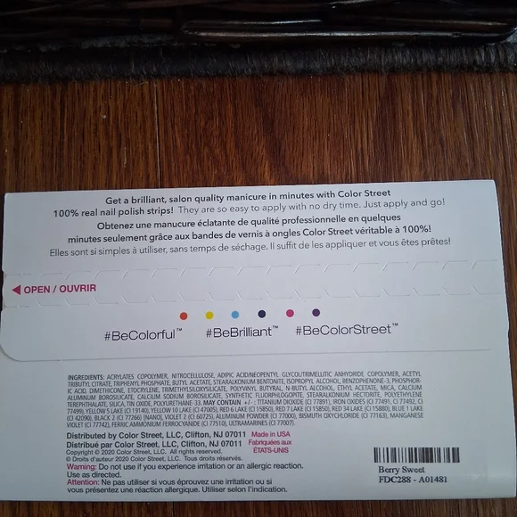 Color Street Nail Polish Strips - Picture 2 of 3